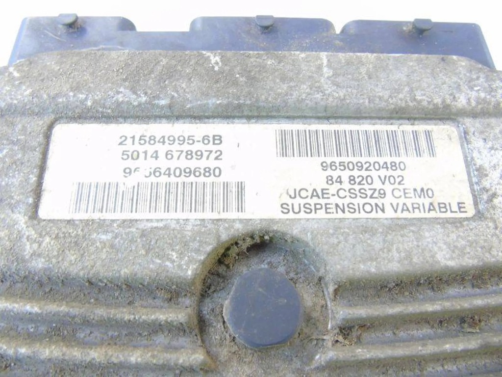 PEUGEOT 607 HUBAUFHÄNGUNGSSTEUERMODUL 9656409680 Product image