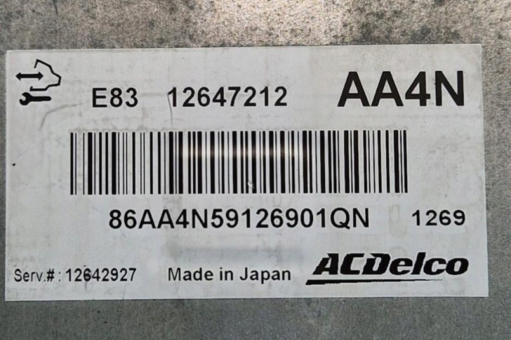 Opel Astra J 12647212 1.6L Diesel 121 kW 2011 Motor Computer Product image