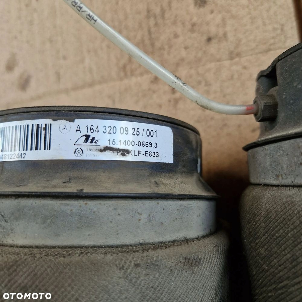 Luftfeder für Hinterradaufhängung ML W164 A1643200925 Product image