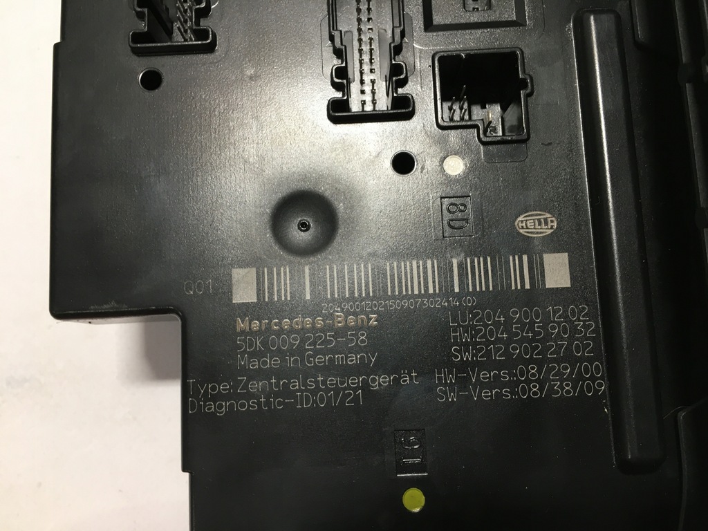 STEUERMODUL SAM MERCEDES W204 2.2 CDI Product image