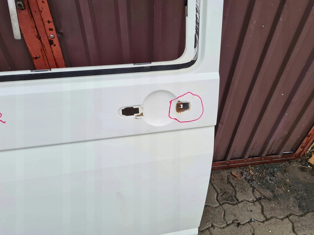 rechte Schiebetür weiß R902 VW T5 Product image