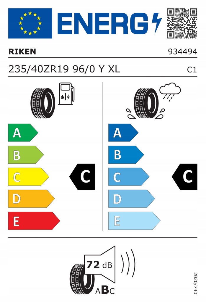 VW PASSAT B8 SOMMERFELGEN 235/40R19 AEZ NEW RIKEN Product image