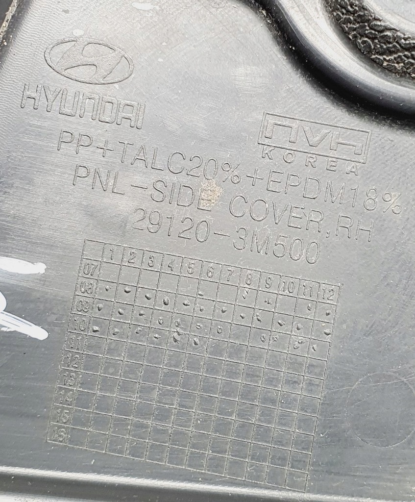 MOTORABDECKUNG RECHTS HYUNDAI GENESIS COUPE Product image