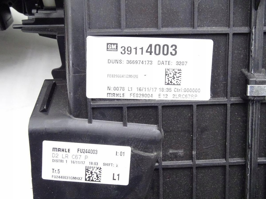 OPEL ASTRA K 15-22 HEIZGEHÄUSE DEUTSCH 13433075 13279150 39114003 Product image