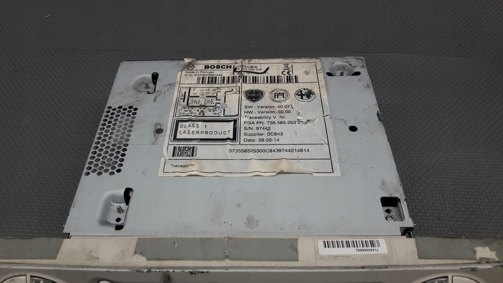 7643706316 Radio-MP3-Player Fiat 500 07-15 Product image