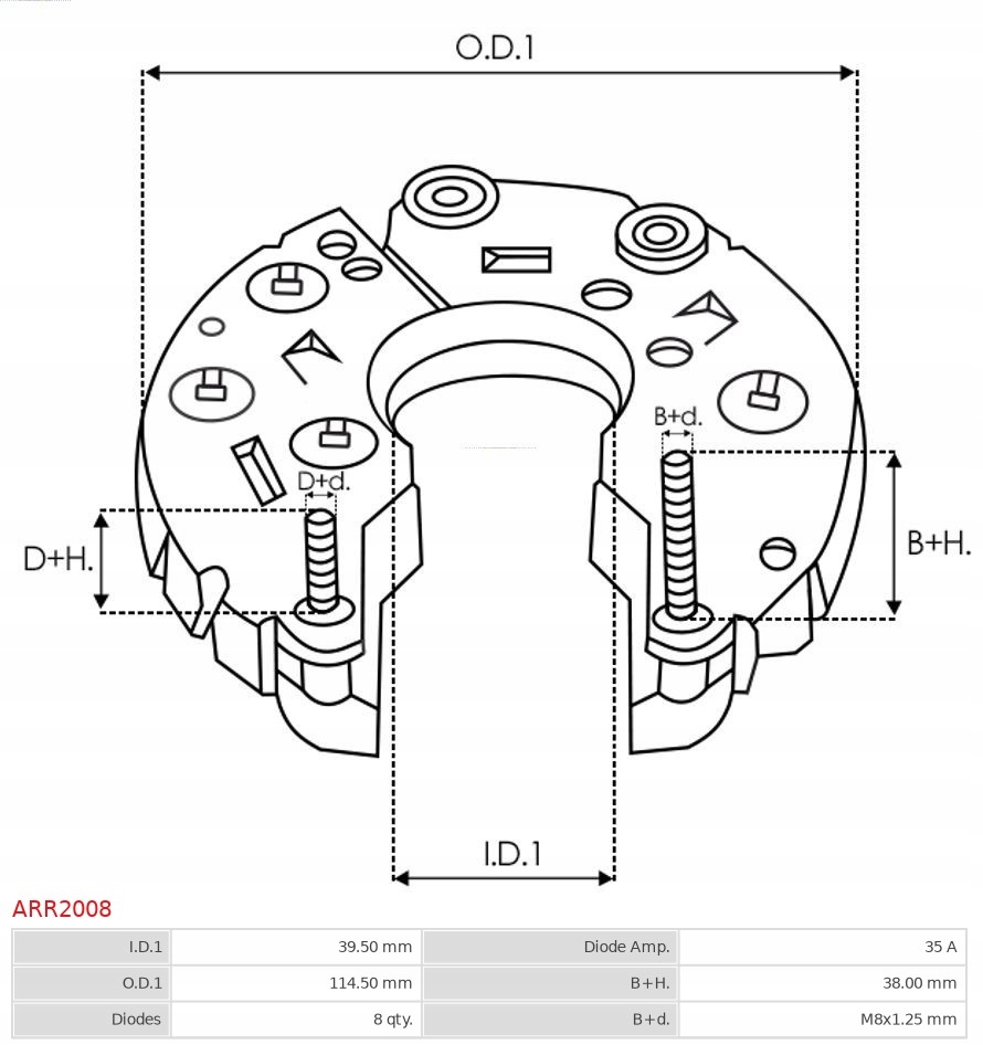 AS-PL ARR2008 Gleichrichter Product image