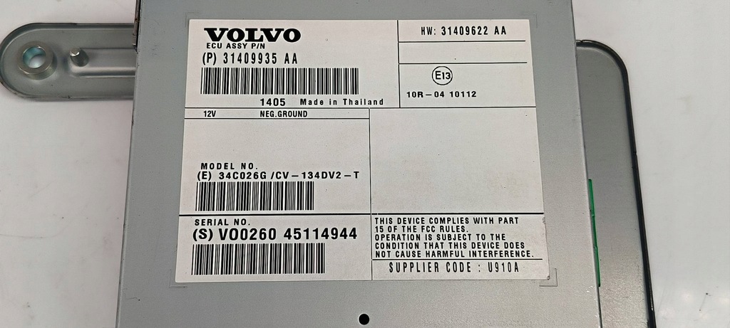MODUL 31409622AA AUDIOVERSTÄRKER VOLVO V60 Product image