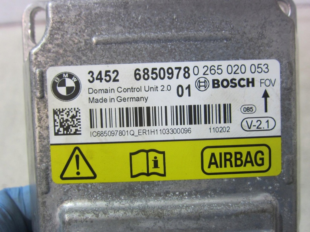 BMW X3 F25 USA AIRBAG-CONTROLLER-MODUL ICM 6850978 34526851285 34526850978 Product image