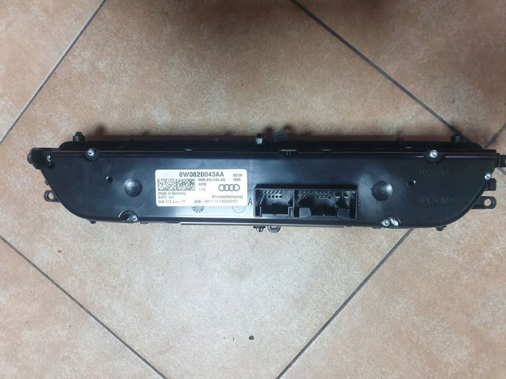 Klimaanlage Panel Audi A5 a4 b9 8W0820043AA Product image