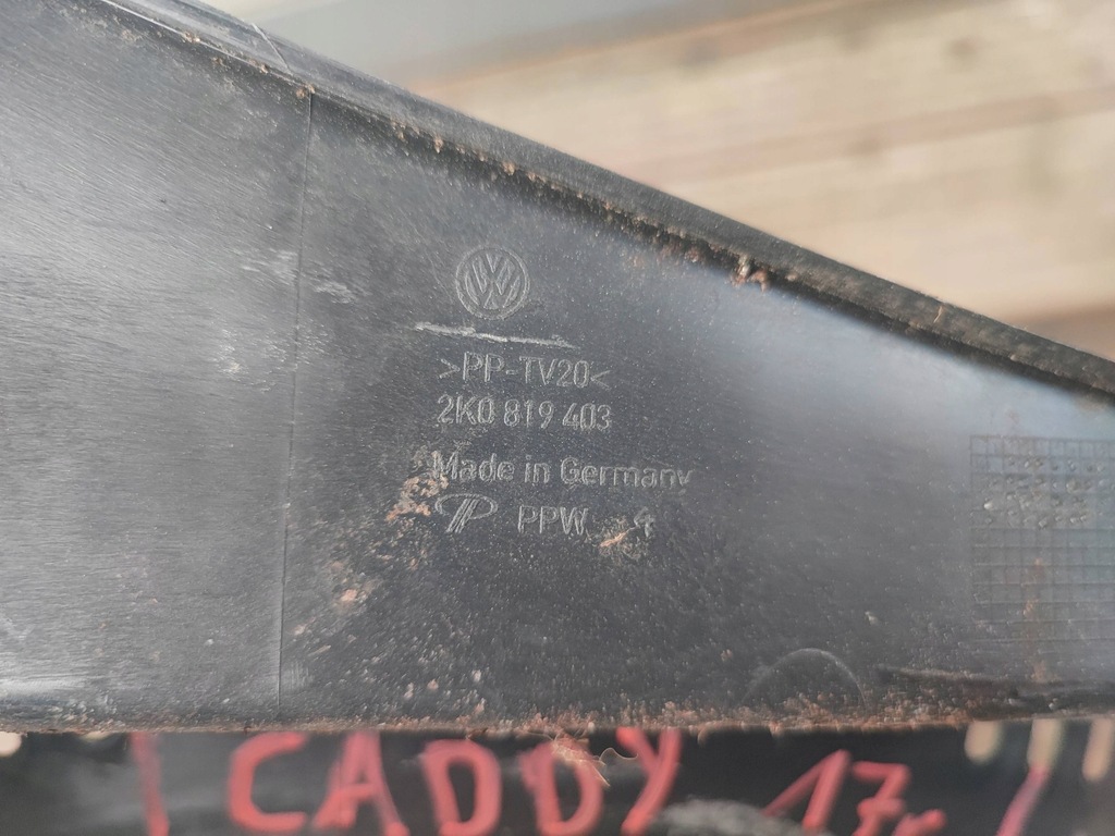 VW Caddy 2K0819403 Grube Product image