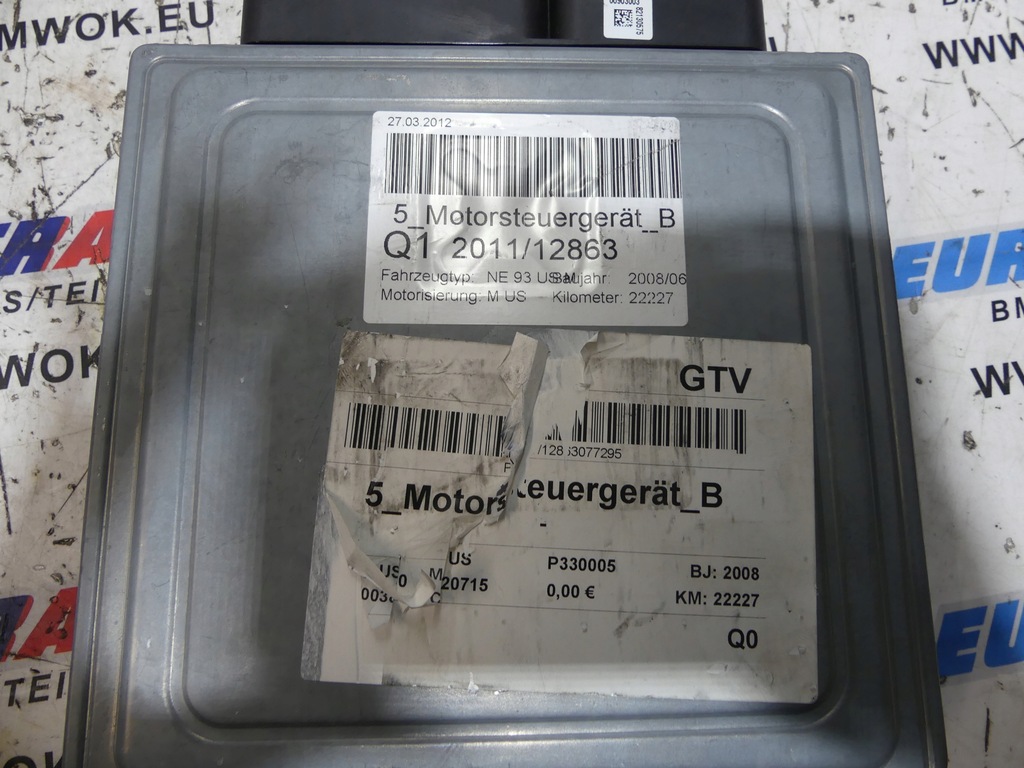 BMW E90 E92 E93 LCI M3 MS S60 Motorcontroller Computer 5WK9589 7842083 Product image