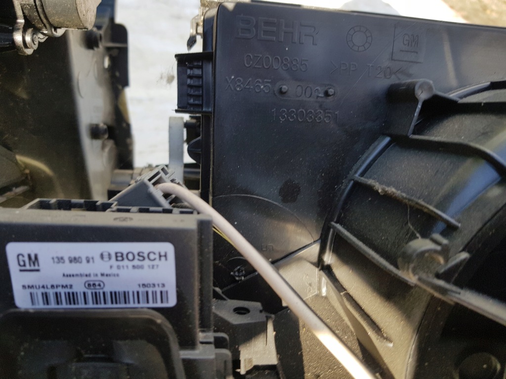 Heizgebläse Opel Zafira C 13497116 Product image