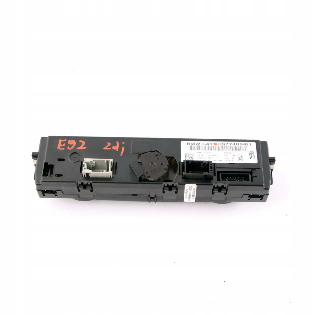 BMW E92 E93 Klimaanlagen-Bedienfeldschalter 6977489 Product image
