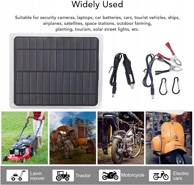 SOLARPANEL / LADEGERÄT SOLAR 20W 12V FÜR Garosa AUTO NACH RÜCKGABE! Product image