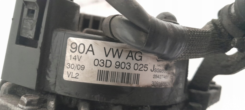 SKODA ROOMSTER 1.2 12V LICHTMASCHINE 03D903025J Product image