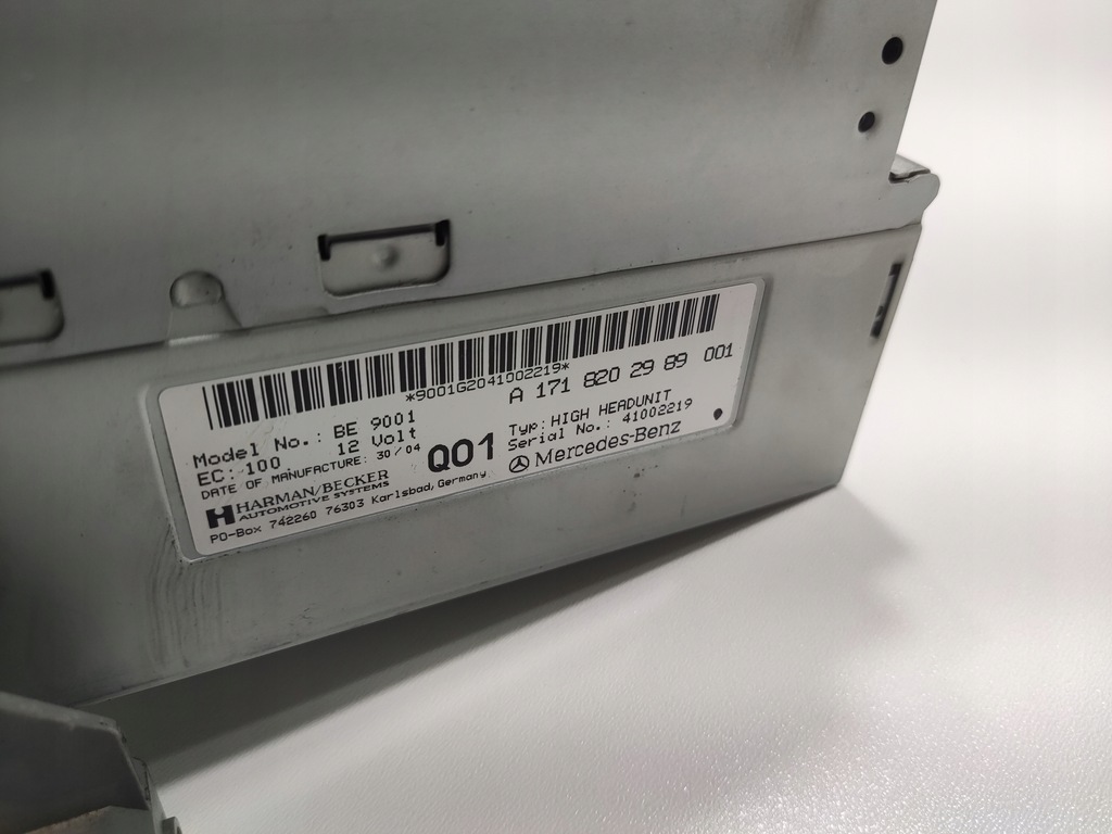 FABRIK-RADIO-NAVIGATION MERCEDES SLK II W171 R171 A1718202989 2004–2011 Product image