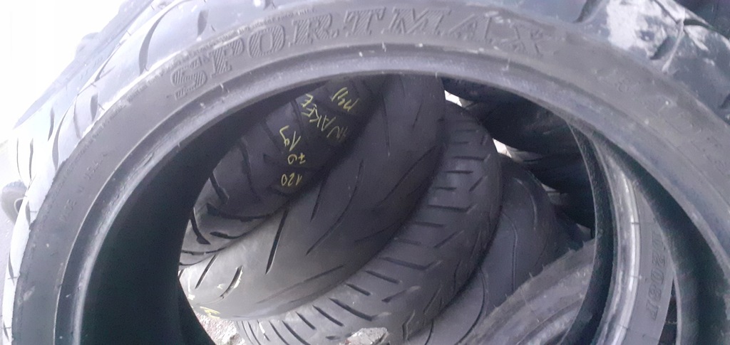 SET Reifen DUNLOP SPORTMAX HARLEY D. 180/55ZR18 + 120/70ZR19 D207 D208 Product image