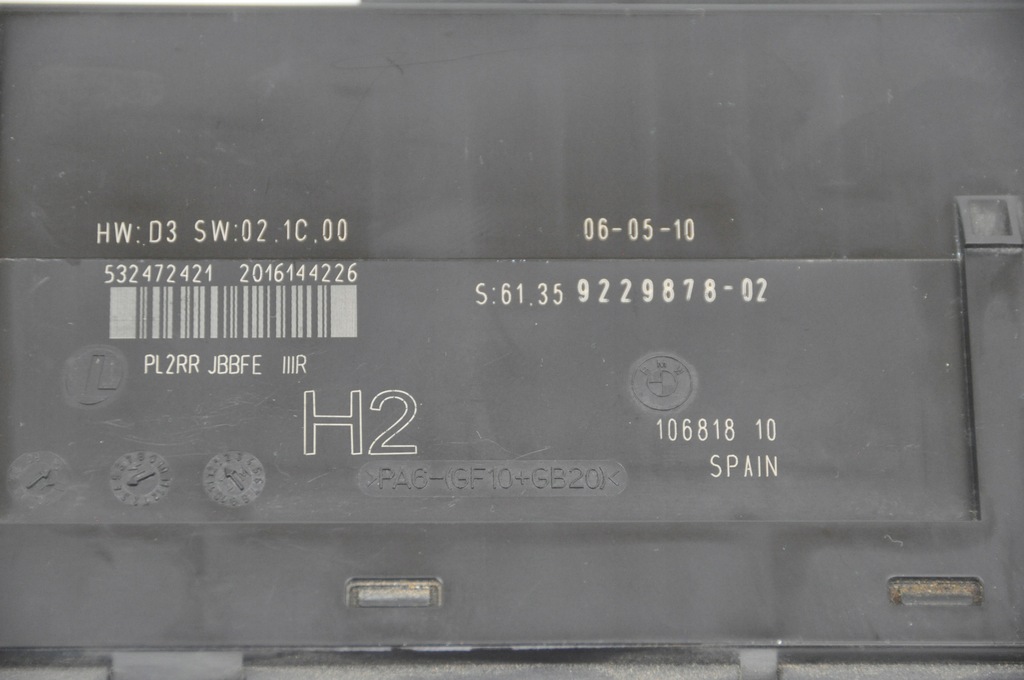 BMW E90 KOMFORTMODUL PL2 JBBFE IIIR H2 9229878 Product image