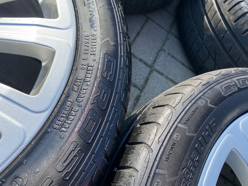 RÄDER FELGEN 20 MERCEDES 166 164 GLK SET MIT REIFEN Product image