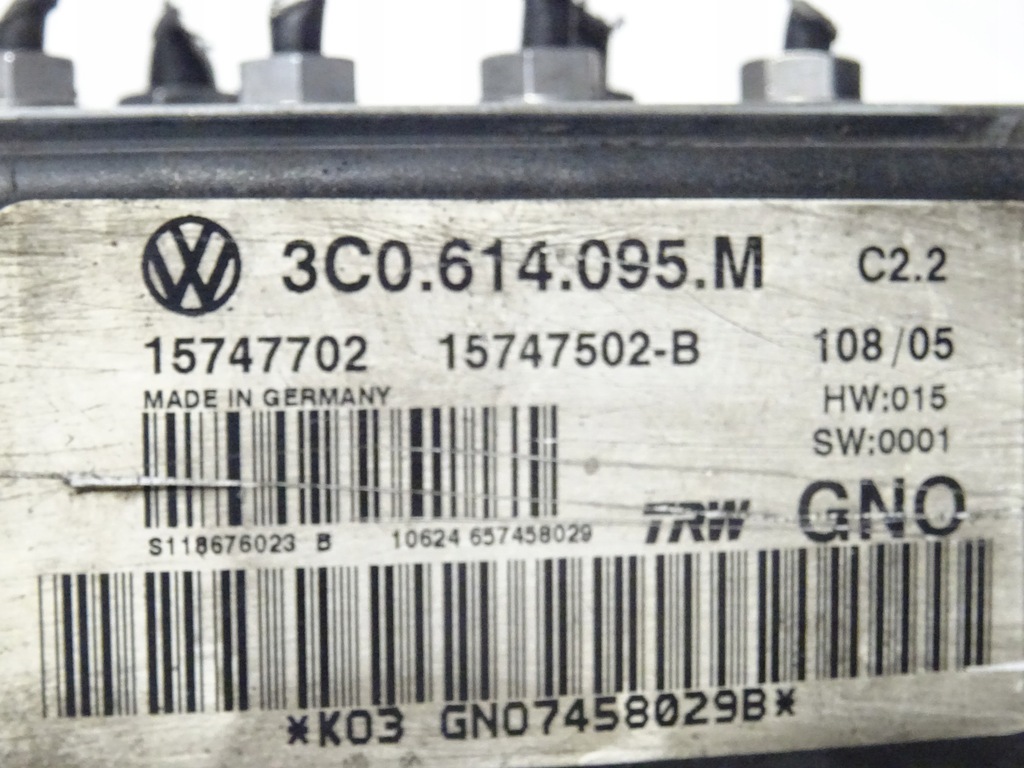STEUERUNG ABS-PUMPE VW PASSAT B6 3C0 3C0614095M Product image