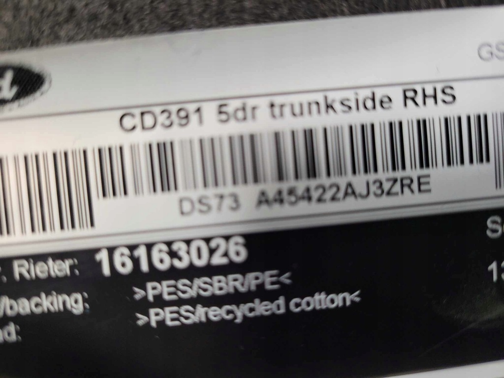 KOFFERRAUMSEITE HINTEN LINKS FORD MONDEO MK5 HB Product image