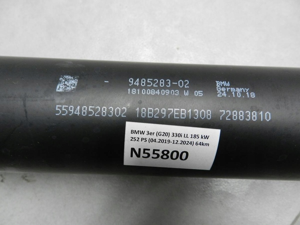 BMW 3 G20 ANTRIEBSWELLE 9485283 Product image