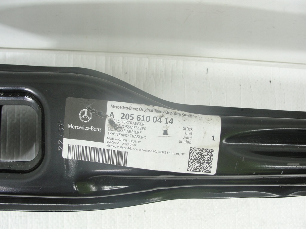 HINTERER STOßSTANGESTRÄGER MERCEDES C-KL W205 COMBI A2056100414 Product image
