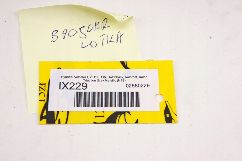 IX229 Hyundai Veloster und Shuttlecock Flap Mischung Product image