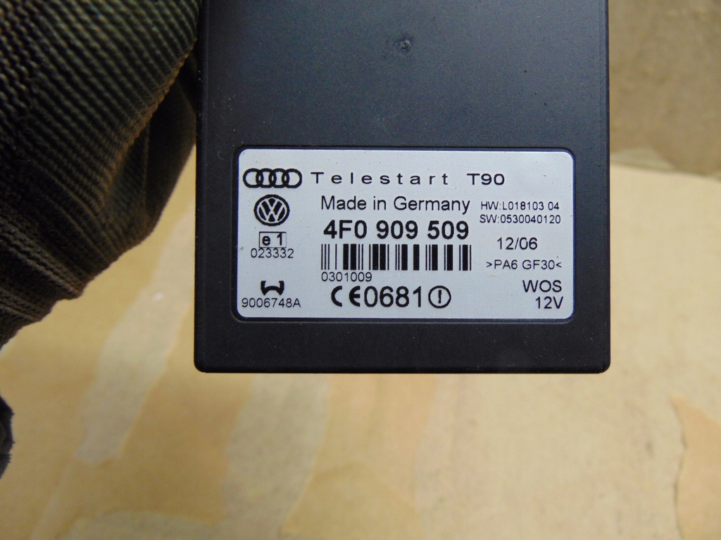 WEBASTO TELESTART T90 STEUERMODUL 4F0909509 Product image