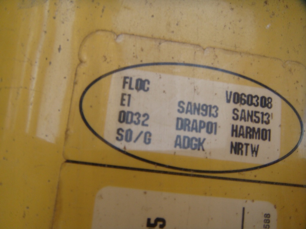 HINTERE TÜREN TRAFIC VIVARO WINGS GELB LINKS D32 2001-2015 Jahr Product image