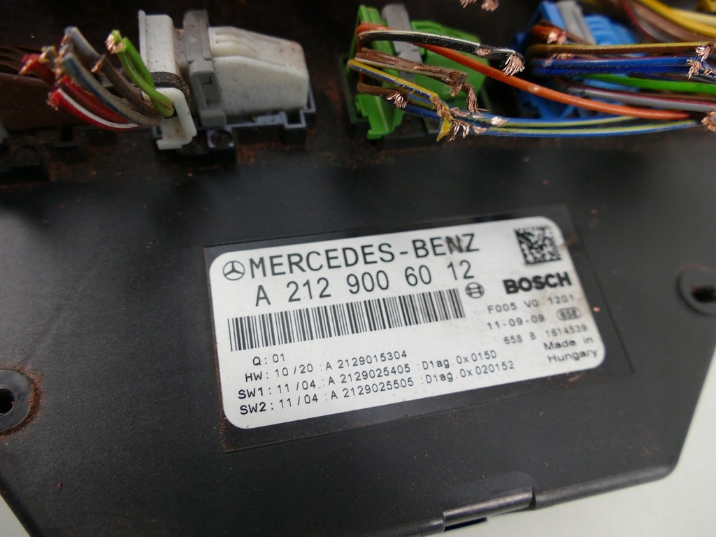 MERCEDES W212 2.2 CDI-MODUL SAM SICHERHEITSBOX. Product image