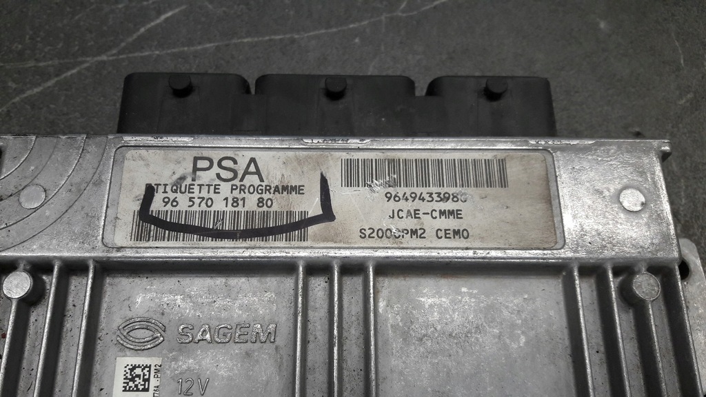 9657018180 Hundecontroller Sagem Citroen C3 1.4 Product image