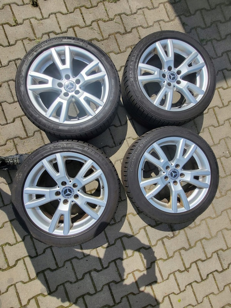 MERCEDES C W204 GLK Felgen auf Winterreifen wie neu Product image