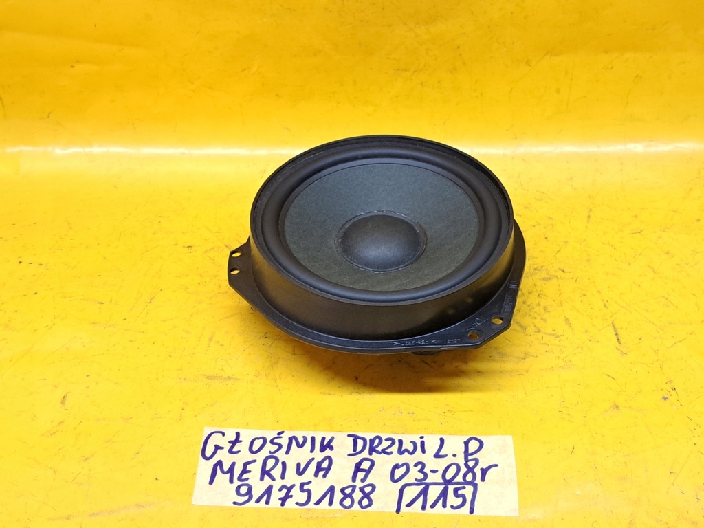 TÜRLAUTSPRECHER LINKS VORNE OPEL MERIVA A 03-08 9175188 Product image