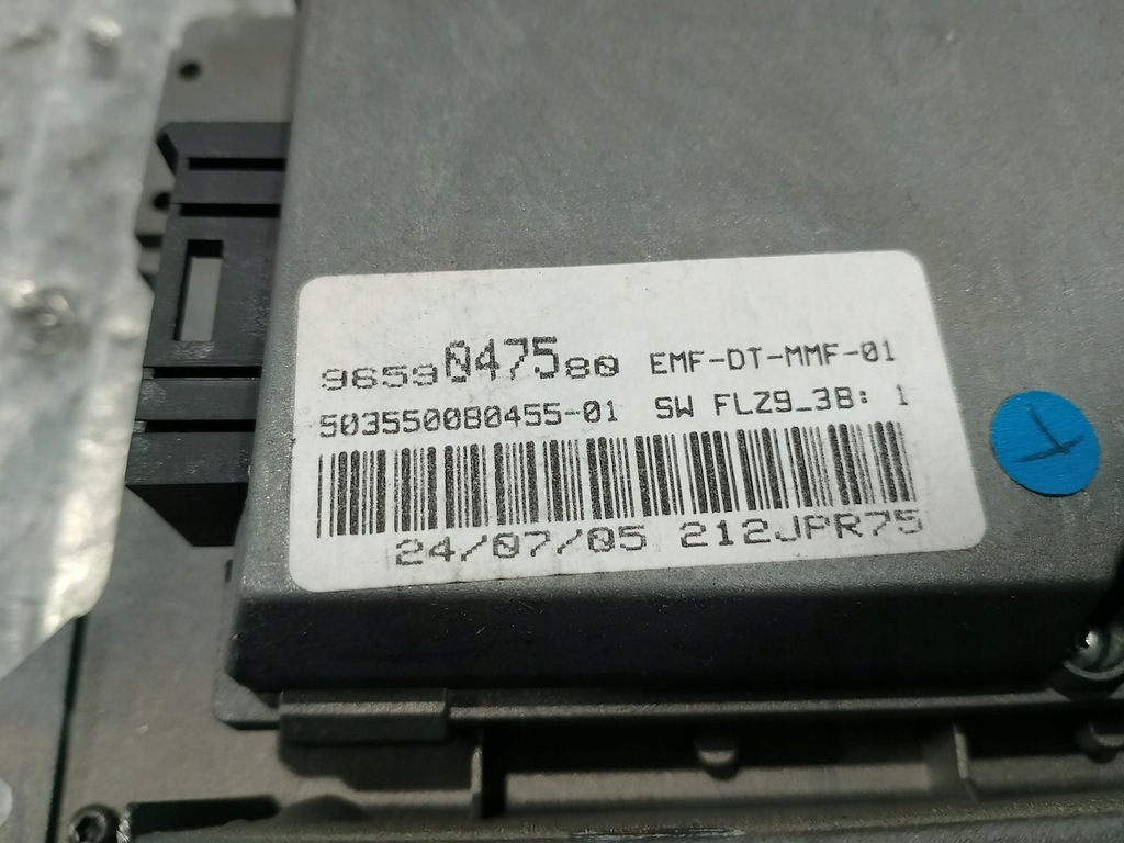 RADIOANZEIGE PEUGEOT 307 SW 9659047580 Product image