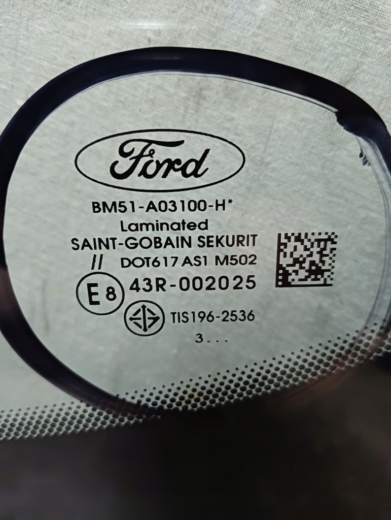 WINDSCHUTZSCHEIBE FORD FOCUS MK3 (2011-) KAMERA-SENSOR BEHEIZT ORIGINAL Product image