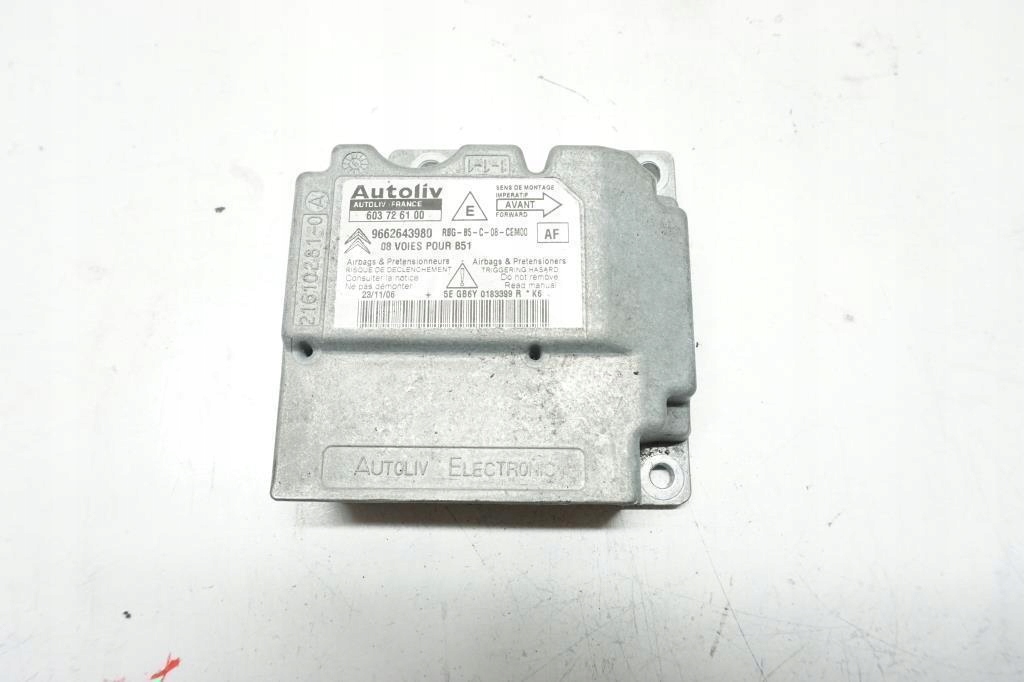 AIRBAG-SENSORMODUL CITROEN C4 I 9662643980 Product image