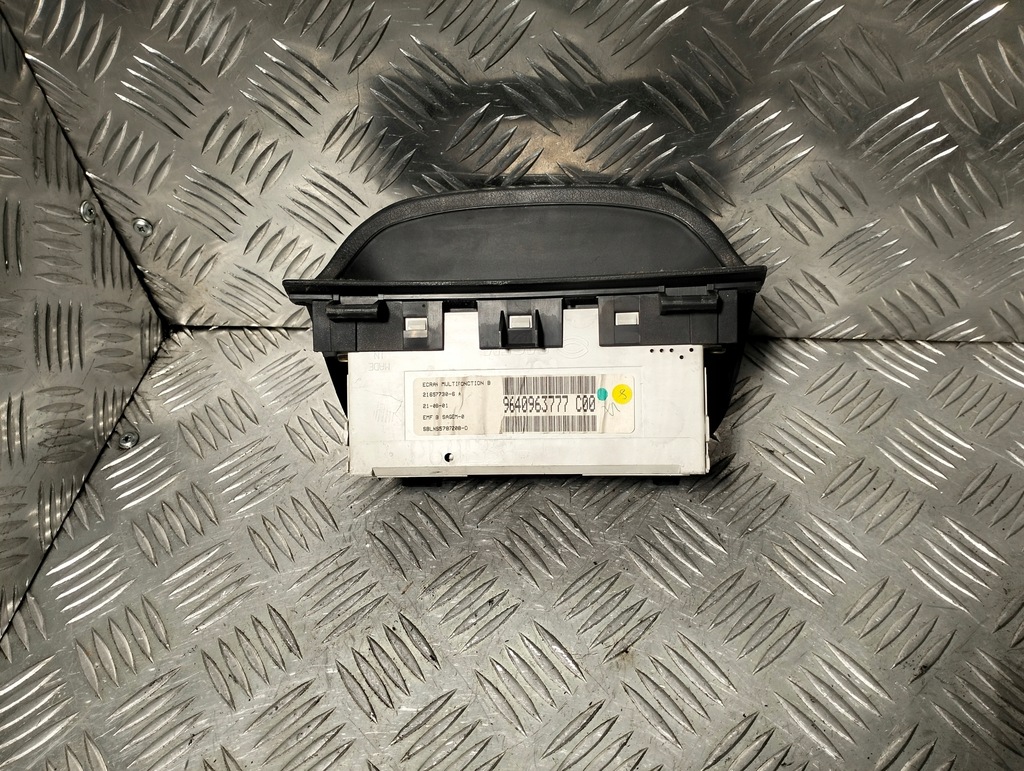 Radioanzeige Peugeot 307 9640963777 Product image