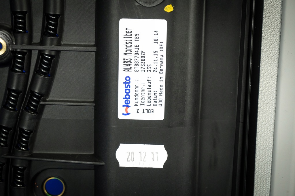 Schiebedach Dach Audi A5 S5 Spb 8T8 8T8877041E TB9 Product image
