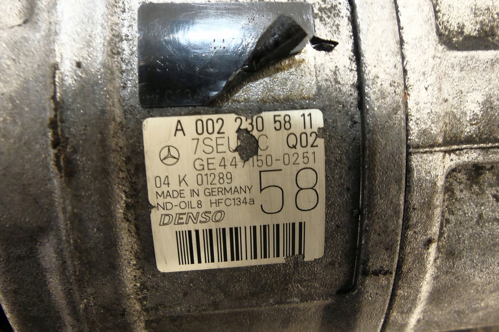 MERCEDES W164 ML 3.0 CDI V6 642 DENSO KLIMAANLAGE KOMPRESSOR Product image