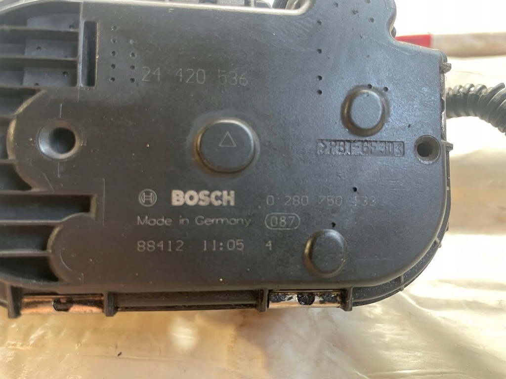 Drosselklappe, Gehäuse, Sensor BOSCH 280750133 Product image
