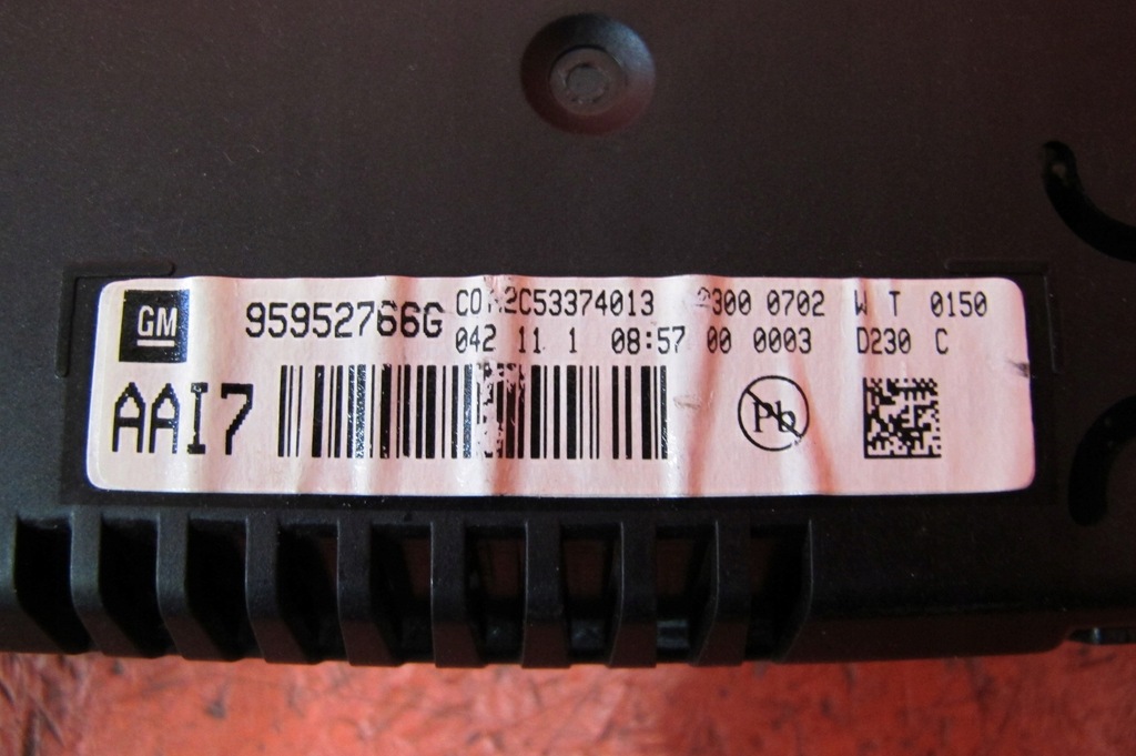 CHEVROLET CRUZE J300 ORLANDO ANZEIGEBILDSCHIRM 95952766G Product image