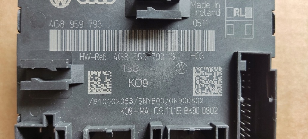 AUDI A6 C7 Türsteuerung vorne links 4G0959793G Product image