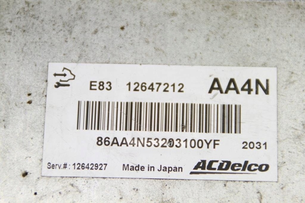 Opel Astra H (L48) Motor Computer 12647212 1.8L Benzin 2005 Product image
