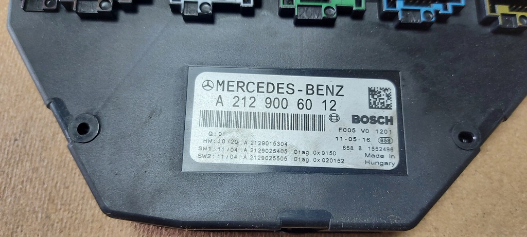 Mercedes E W207 SAM-Steuermodul, Sicherungen Product image