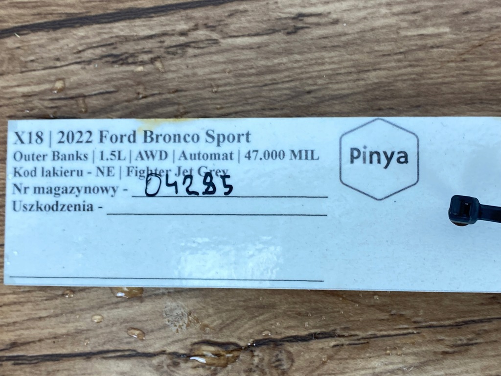 Auspuffkrümmerdichtung Ford Bronco Sport 2022+ Escape Kuga USA Product image