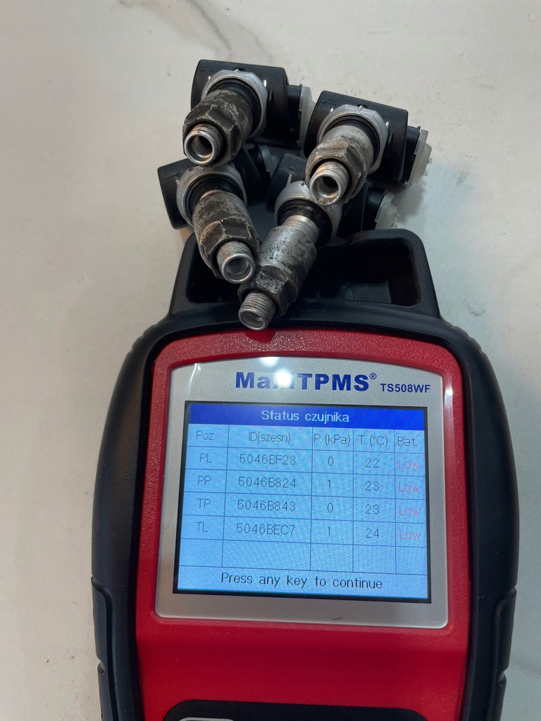 TPMS-DRUCKSENSOREN Bmw 6876955 AG5SP4-D G11 G12 G14 G05 G06 G07 G01 Product image