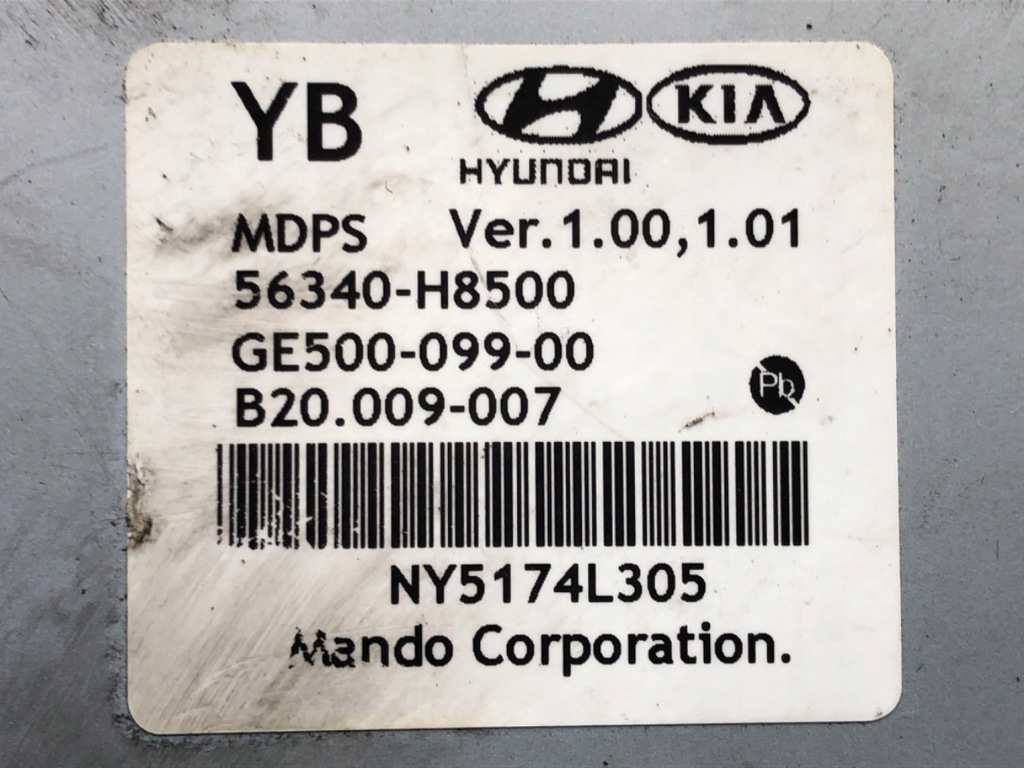 UNTERSTÜTZUNGSMODUL KIA RIO IV 56340-H8500 CONTROLLER Product image