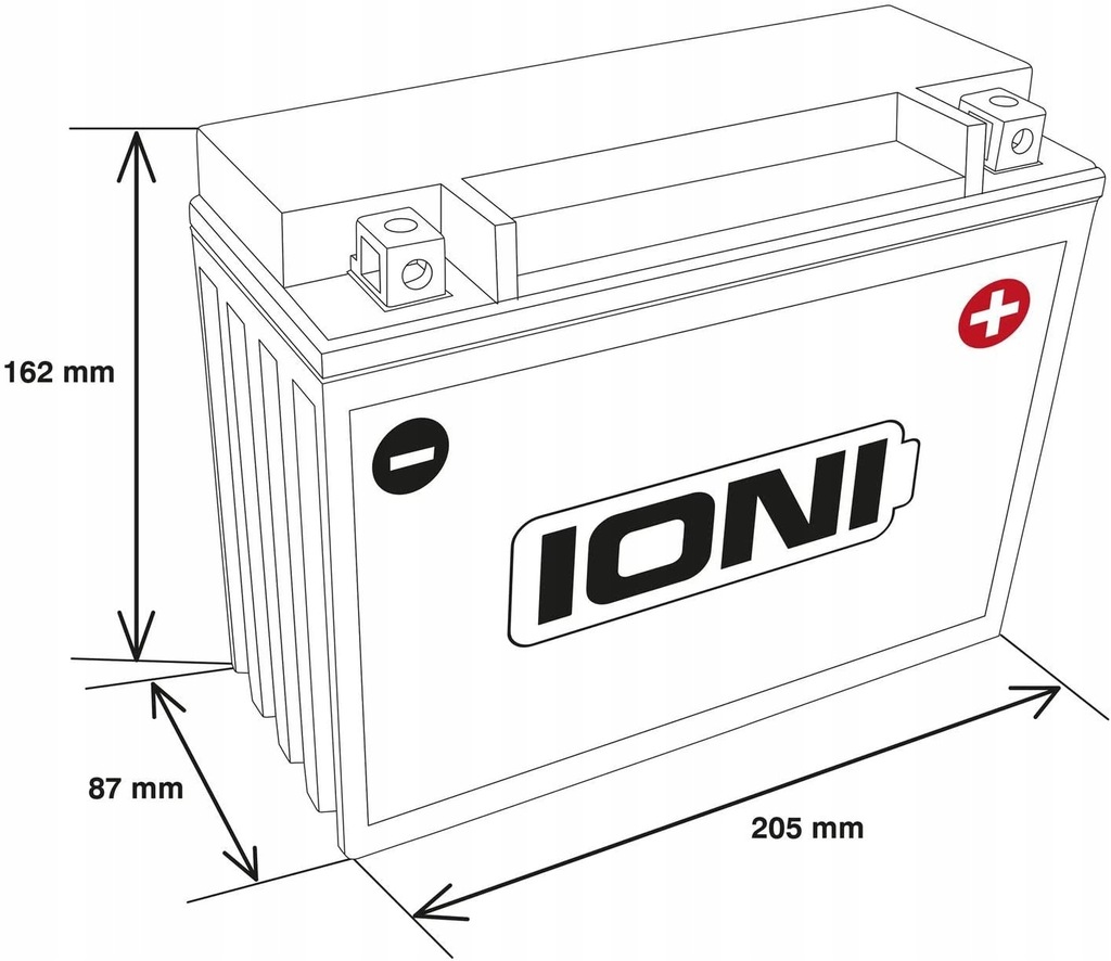13/527B IONI ITX24HL-BS BATTERIE 12 V 5 AH 123452 Product image