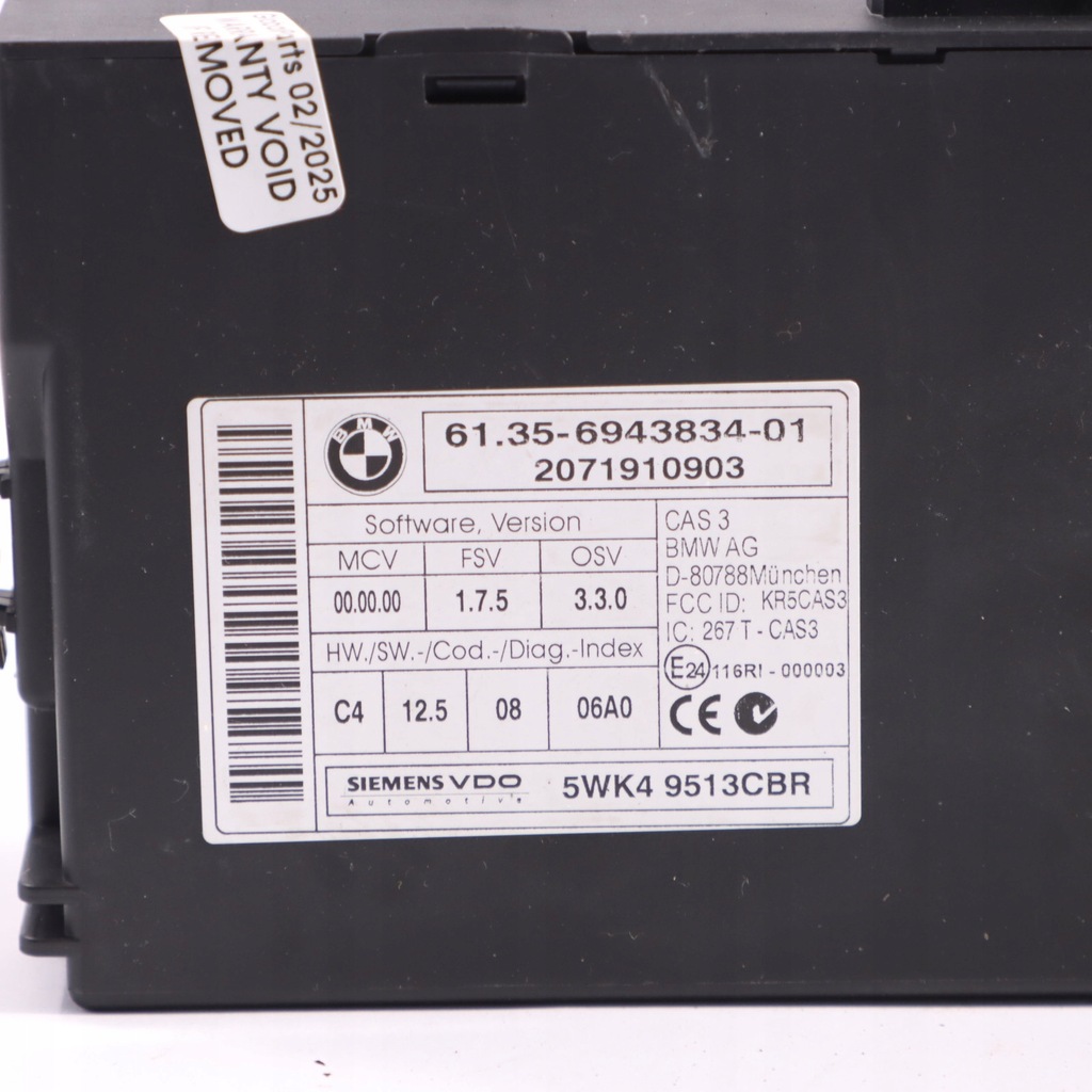 BMW E81 E87 LCI E90 120I 320i N43 170 PS ECU DME 7580279 Motor Computer Product image